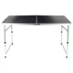 Стіл туристичний Vilde 489405 розкладний 3в1 120 x 60 x 54/62/70 см Графітовий (5900670121690) - зображення 2