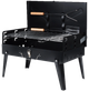 Grill węglowy Vilde 489377 składany przenośny w walizce 43 x 26 x 29 cm (5900670121287) - obraz 1