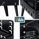 Grill węglowy Vilde 489377 składany przenośny w walizce 43 x 26 x 29 cm (5900670121287) - obraz 4