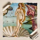 Постер Рождение Венеры, Сандро Боттичелли, Sandro Botticelli, Birth of Venus, интерьерный декор, A3 26×42 см (id3422) - изображение 4