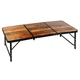 Стіл туристичний Vilde 489406 розкладний 2в1 120 x 60 x 34,5/65 см Коричневий (5900670121706) - зображення 3