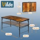 Стіл туристичний Vilde 489406 розкладний 2в1 120 x 60 x 34,5/65 см Коричневий (5900670121706) - зображення 9