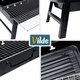 Grill węglowy Vilde 489378 składany przenośny w walizce 40 x 27.5 x 20 cm (5900670121294) - obraz 3