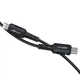 Кабель ACEFAST C4-01 Type-C to iP 3A, 30W, 1.8m, nylon, zinc connectors, Black - изображение 3