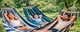 Гамак двухместный Hanert Relax Marine 260 × 150 см до 200 кг с деревянными планками - изображение 4