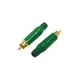 RCA аудио-штекер 1шт AMPHENOL для пайки ACPR-GRN на кабель Ø3.0-6.5 мм металлический для Hi-Fi техники - изображение 4