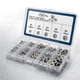 Набор Гаек M2;M3;M4;M5;M6/290шт Никелированные Шестигранные DIN 934 Spec (SP-0678290) - изображение 1