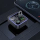 Автомобильный FM-трансмиттер модулятор Bluetooth MP3 HOCO E85 Tiger 20w, PD/QC, USB-C/ 2xUSB-A - изображение 5