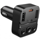 Автомобильный FM-трансмиттер модулятор Bluetooth MP3 HOCO E87 Delta 35W, PD/QC, USB-C/ 2xUSB-A - изображение 2