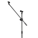 Штатив тринога журавель для мікрофона Pro Microphone Stand підлогова мікрофонна стійка з 2 тримачами - зображення 3