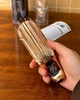 Японская щетка для волос S-HEART-S Scalp Brush Gold — массажная расческа для роста волос, против выпадения, очищения кожи головы - изображение 1