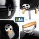 Grill węglowy Vilde 489381 kulisty przenośny stalowy 31 x 31 x 41 cm (5900670121324) - obraz 7