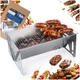 Grill węglowy Vilde 489384 składany stalowy 40 x 24 x 17 cm (5900670121355) - obraz 7