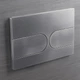 Панель змиву KOER KT-0604-07 240x160x10mm пластикова, кнопка закруглена (колір графіт) (KR5325) - изображение 6
