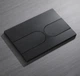 Панель змиву KOER KT-0604-05 240x160x10mm пластикова, кнопка закруглена (колір чорний матовий) (KR5324) - изображение 5