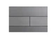 Панель змиву KOER KT-0603-07 240x160x10mm пластикова, кнопка лінійна (колір графіт) (KR5321) - изображение 4