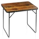 Стіл туристичний Vilde 489411 розкладний 80 x 60 x 70 см Коричневий (5900670121751) - зображення 1