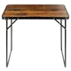Стіл туристичний Vilde 489411 розкладний 80 x 60 x 70 см Коричневий (5900670121751) - зображення 3