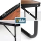 Стіл туристичний Vilde 489411 розкладний 80 x 60 x 70 см Коричневий (5900670121751) - зображення 5