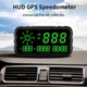 Автомобільний GPS спідометр HUD C3012 (Екран 5,5 дюйми, швидкість, пробіг, час, компас) - зображення 7