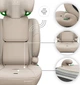 Автокресло Kinderkraft Comfort Up 2 Plus i-Size Beige (KCCOUP02BEGPL00) - изображение 5