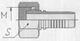 Рукав ВТ S27,M22*1.5 L=0.7m 2SN (2SN DN12 DKL M22x1.5 L710) - изображение 2