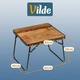 Стіл туристичний Vilde 489416 розкладний 40 x 40 x 30 см Коричневий (5900670121805) - зображення 11