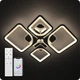 Люстра светодиодная 517 Light 3color с пультом 120Вт Хром (01738) - изображение 4