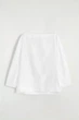 Блуза жіноча COS boat-neck cotton blouse 129065600 Eur 40 Білий - изображение 3