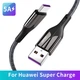 Кабель CHOETECH PowerSync Fast Charging Cable USB-A to USB-C 5A 1.2 м Black (AC0013-BK) - изображение 2