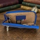 Ключница Tony Perotti Swarovski из натуральной гладкой кожи синяя на молнии с кольцами для ключей и карманом 70759 - изображение 7