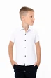 Дитяча сорочка для хлопчика з коротким рукавом NoBrand 116 Білий (p-20696-248383) - изображение 2