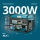 Генератор газобензиновий Könner&Söhnen KS 3000G - зображення 2