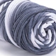 Шнур плетений YarnArt Macrame Cord VR 3mm біло-сірий №910 (3085910) - изображение 2