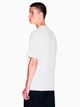 Футболка хлопковая длинная мужская Armani Exchange 143704369 2XL Молочная (1160551339) - изображение 2