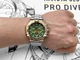 Годинник чоловічий Invicta 47183 Subaqua POSEIDON Gold 50 mm 100 MT - изображение 4