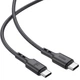 Кабель Brevia Type-C to Type-C 60W 1м, чорний box (51100BCCC1) 51100BCCC1 - зображення 3