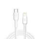 Кабель Brevia Type-C to Lightning 30W 1м, білий box (51100WCLC1) 51100WCLC1 - зображення 1