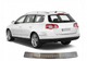 Накладка хромована на задній бампер Volkswagen Passat B6 SW 2006-2011, OmsaLine 7505095T - зображення 3