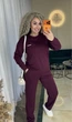 Жіночий спортивний костюм (светр + штани) Uaclothes 54-56 Бордовий (like38940-193761359) - зображення 4