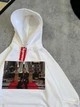 Худи Supreme 88940 белого цвета, размер M - изображение 2