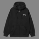Зип худи Stussy 88803 черного цвета, размер S - изображение 1