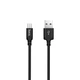 Кабель Hoco X14 USB to MicroUSB 1m черный - зображення 1