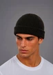 Женская вязанная шапка Мини-бини (One-size) Хаки - изображение 2