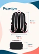 Рюкзак для подростка черный портфель школьный аниме Хацуне Мику USB mini Jack и карманом для ноутбука 45х30х15 см (S1A60214LN) - изображение 2
