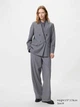 Пиджак удлиненный женский Uniqlo 105091065 M Серый (1160304455) - изображение 2