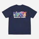 Футболка бавовняна жіноча Uniqlo 815658139 L Синя з принтом (1160134340) - зображення 5