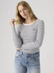 Лонгслів жіночий Levi`s 383866810 XL Білий (1160356257) - зображення 3