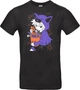 Футболка Чорний з принтом «Killua Zoldyck Halloween - Hunter x Hunter» XXL Чорний (I006020) - зображення 1