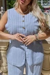 Костюм у стилі old money мод ФЛО-762, Блакитний, 58-60 - изображение 2